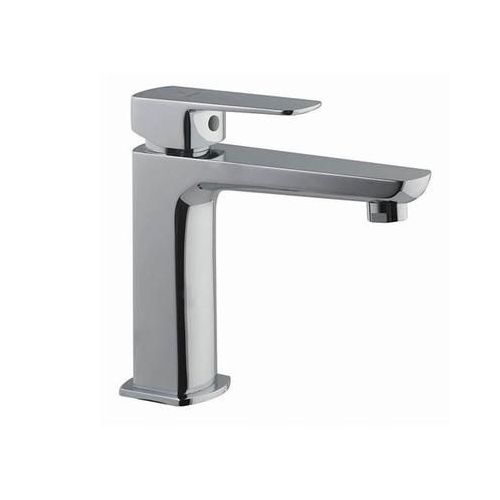 Jaquar Kubix Prime Single Lever Basin Mixer Without Popup Waste With 450Mm Long Braided Hoses
