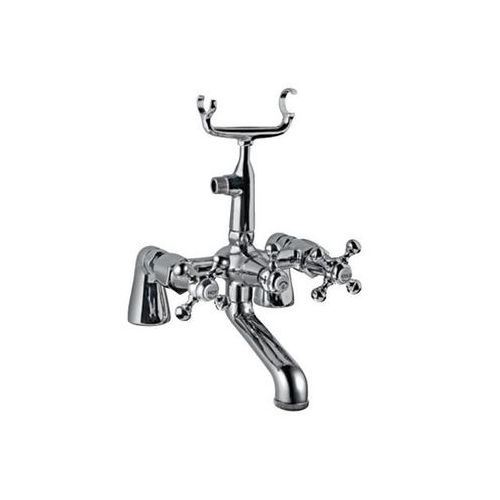 Jaquar Queens Bath Tub Mixer (Exposed Straight Legs) With Telephone Shower Arrangement & Crutch (Without Hand Shower And Shower Hose)