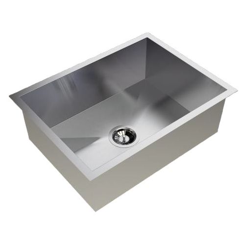 Carysil Quadro Single Bowl SS-304 Kitchen Sink 17"x17"x8" - Matt Finish