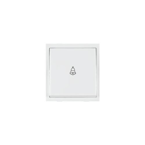 Roma 10A Bell Push White Switch - 2M