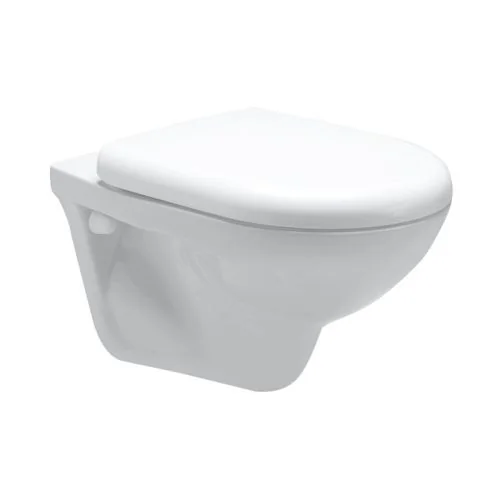 Cera Cordo Wall Hung Ewc with Soft Close Seat Cover Snowwhite