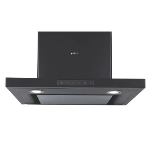 Elica SPOT H4 TRIM EDS HE LTW NERO T4V LED Wall Mounted Kitchen Chimney - Black