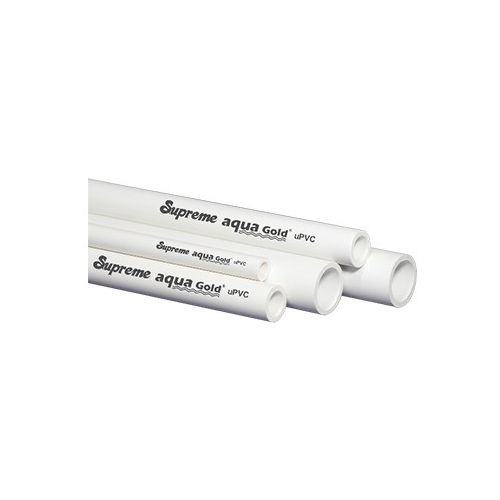 Supreme uPvc Pipe SCH-80 Aqua Gold 6 Mtr