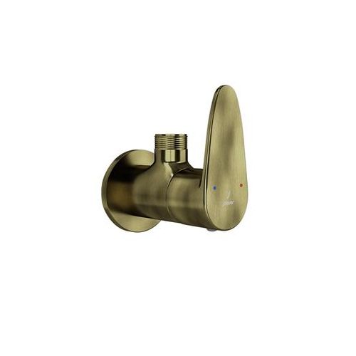 Jaquar Vignette Prime Angular Stop Cock With Wall Flange Antique Bronze