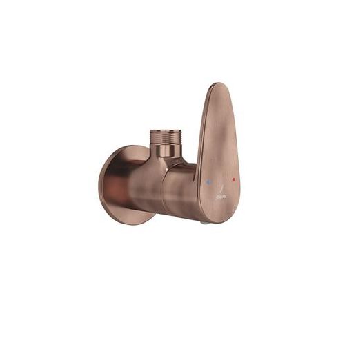 Jaquar Vignette Prime Angular Stop Cock With Wall Flange Antique Copper