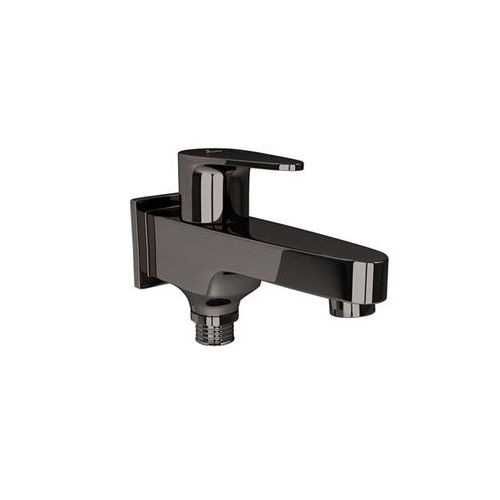 Jaquar Vignette Prime 2 Way Bib Cock With Wall Flange Black Chrome