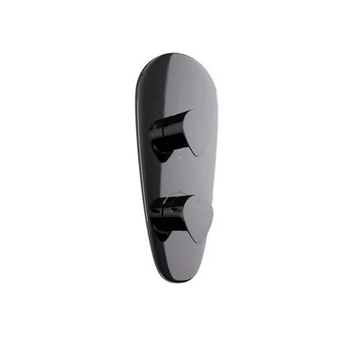 Jaquar Vignette Prime Thermostatic Shower Mixer With 3Way Diverter Black Chrome