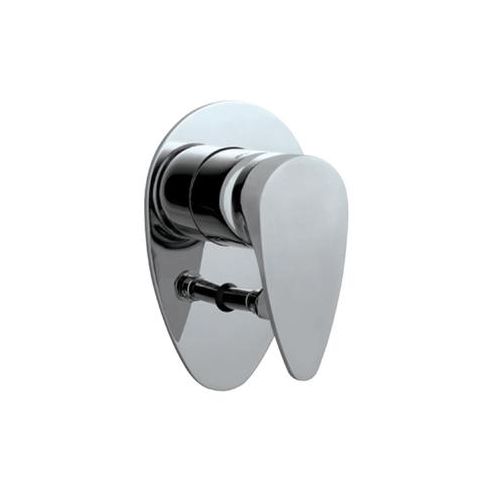 Jaquar Vignette Prime Single Lever 3-Inlet Divertor Exposed Parts Kit Consisting Of Operating Lever, Wall Flange & Button Only Chrome
