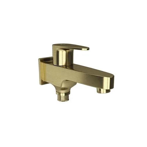 Jaquar Vignette Prime 2 Way Bib Cock With Wall Flange Gold Dust