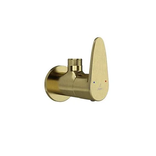 Jaquar Vignette Prime Angular Stop Cock With Wall Flange Gold Dust