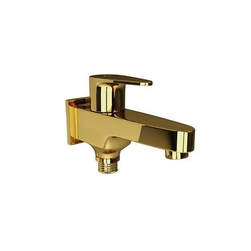 Jaquar Vignette Prime 2 Way Bib Cock With Wall Flange Full Gold