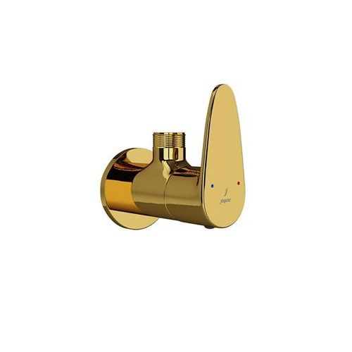 Jaquar Vignette Prime Angular Stop Cock With Wall Flange Full Gold