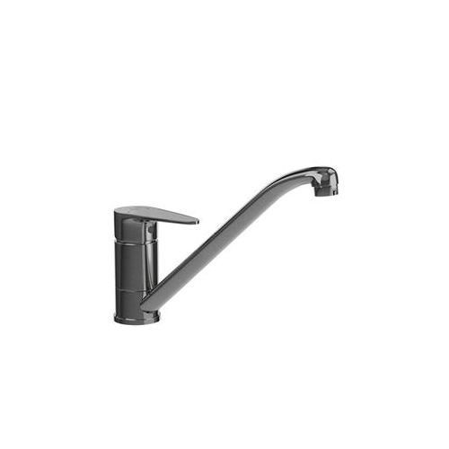 Jaquar Vignette Prime Single Lever Sink Mixer With Swinging Spout (Table Mounted) With 450Mm Long Braided Hoses Stainless Steel