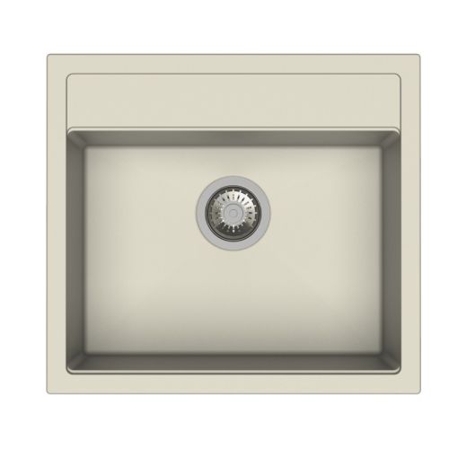 Carysil Waltz 560 Quartz Single Bowl Kitchen Sink- Champagne