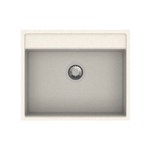 Carysil Waltz 610 Quartz Single Bowl Kitchen Sink- Champagne