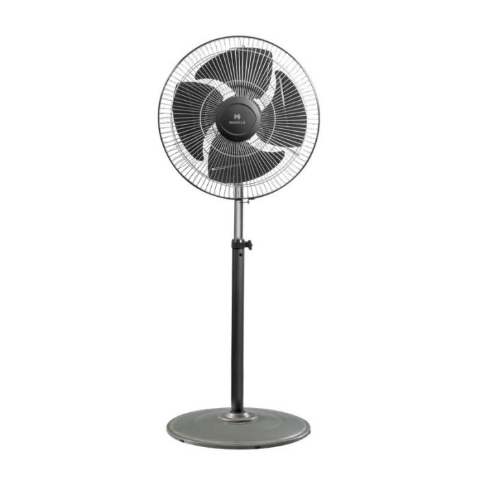 Havells Windstorm Neo 450mm Pedestal Fan Grey Online Wholesale Price