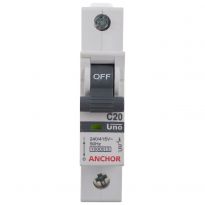 Anchor Uno MCB SP Single Pole C Type