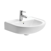 Cera Cadal Wall Hung Wash Basin Without Pedestal Snow-White