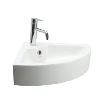 Cera Callis Wall Hung Wash Basin Without Pedestal Snow-White