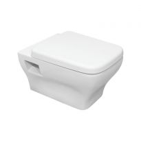 Cera Cato Wall Hung Ewc with Soft Close Seat Cover Snowwhite