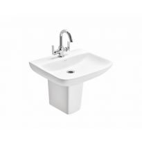 Cera Collage Wash Basin with Half Pedestal 515 x 430 x 110 mm S2040170H