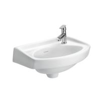 Cera Cosy Wall Hung Wash Basin Without Pedestal Snow-White