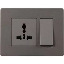 Crabtree Athena Moderna Cover Plate Elephant Grey