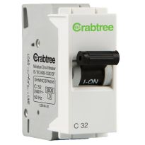 Crabtree Murano 32 A Dp Mini Mcb C Series 3 Ka