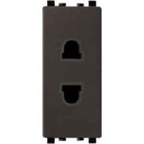 Crabtree Signia 6 A 2 pin socket (1 M) Grey