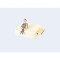 Europa Night Latch (IV) Ivory 6120