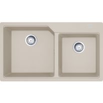 Franke Urban Quartz 620 Double Bowl Kithen Sink 860 x 500mm