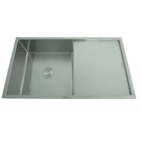 Futura Hand Made Kitchen Sink with drain 36 x 20 - BRUSH