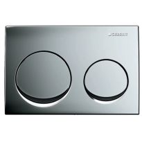 Geberit Alpha 10 Actuator Front Plate - Matt Chrome