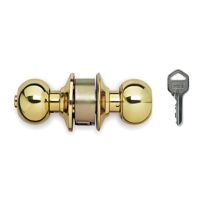 Godrej Cylindrical Locks - Polished Brass (60mm)