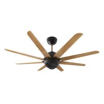 Havells Octet 1320mm Ceiling Fan Walnut Black Nicke