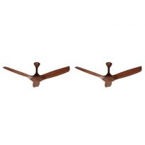 Havells Stealth Wood 1250mm Ceiling Fan Walnut Cola Chr