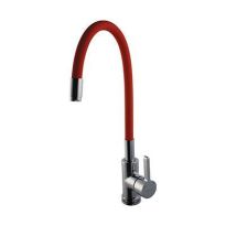 Hindware Single Lever Sink Mixer With Flexible Spout (Red)