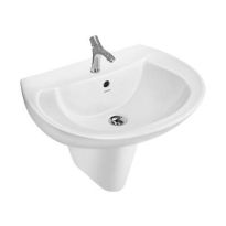 Hindware Tango  Pedestal Basin Starwhite (10086 + 11027)