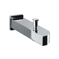 Jaquar Alive Bath Tub Spout With Button Attachment For Hand Shower With Wall Flange