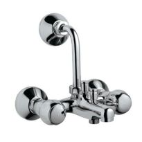 Jaquar Clarion Wall Mixer 3-In-1 System With Provision For Both Hand Shower & Overhead Shower Complete With 115Mm Long Bend Pipe On Upper Side, Connecting Legs & Flanges (Without Hand & Overhead Shower)