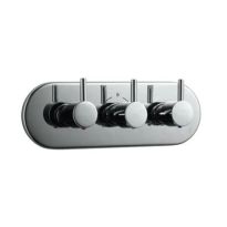 Jaquar Florentine Concealed 4-Way Divertor Set With Hot & Cold Concealed Stop Cock With Built-In Non-Return Valves (Composite One Piece Body)