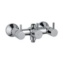 Jaquar Florentine Exposed Wall Mixer With Provision Only For Overhead Shower & Hand Shower With Connecting Legs & Wall Flanges