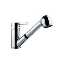 Jaquar Florentine Single Lever Sink Mixer (Table Mounted) With Extractable Hand Shower Dual Flow Complete With 1.2M Long Tube With 450Mm Long Braided Hoses