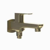 Jaquar Kubix Prime 2 Way Bib Cock With Wall Flange Dust Gold