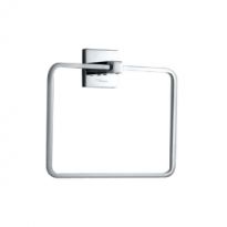 Jaquar Kubix Prime Towel Ring Square - Chrome