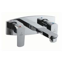 Jaquar Kubix Prime Two Concealed Stop Cocks With Basin Spout (Composite One Piece Body) Chrome
