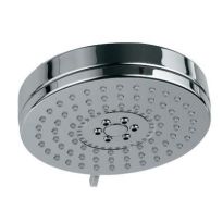 Jaquar Overhead Shower 105Mm Round Shape Multi Flow With Air Effect (Abs Body & Face Plate Chrome Plated) With Rubit Cleaning System