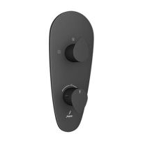Jaquar Vignette Prime Thermostatic Shower Mixer With 2Way Diverter Black Matt