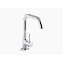 Kohler Cuff Single Handle Deck Mount Cold-Only Kitchen Faucet Polished Chrome (K-37313In-4-Cp)