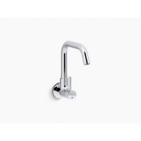 Kohler Cuff Single Handle Wall-Mount Cold-Only Kitchen Faucet Polished Chrome (K-37314In-4-Cp)